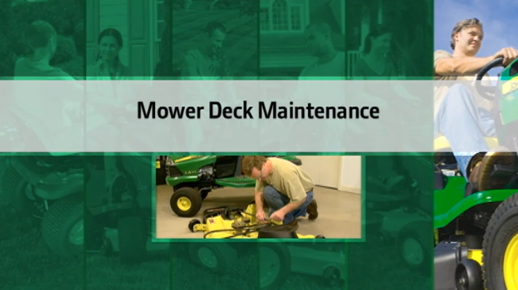 Servicing john best sale deere riding mower