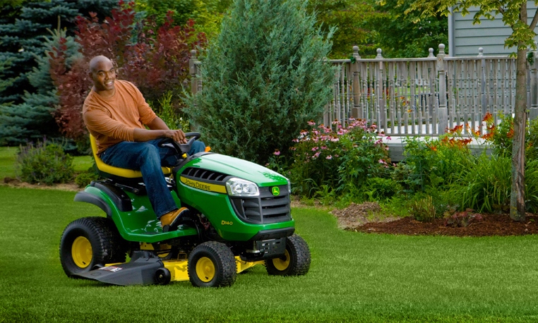 A john deere riding lawn online mower