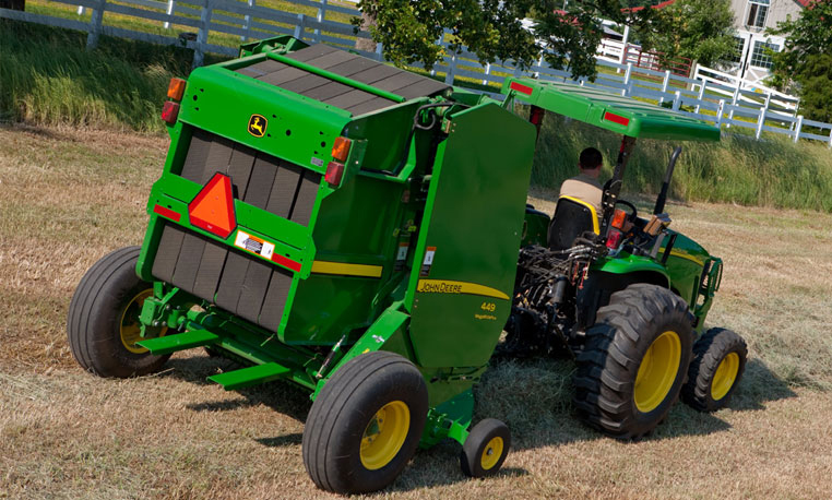 hobby farm hay baler