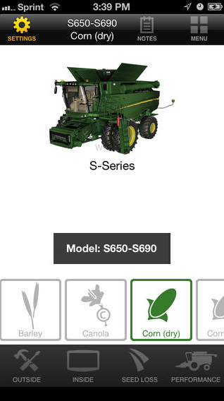 Equipment and Crop Selection 