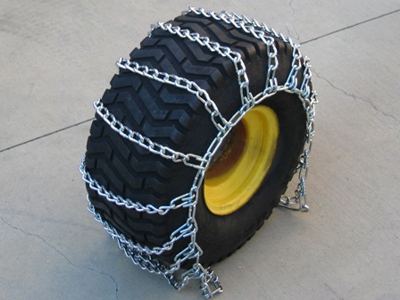 How To Install Tire Chains On John Deere Equipment