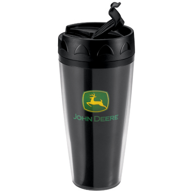 John Deere Black Mug