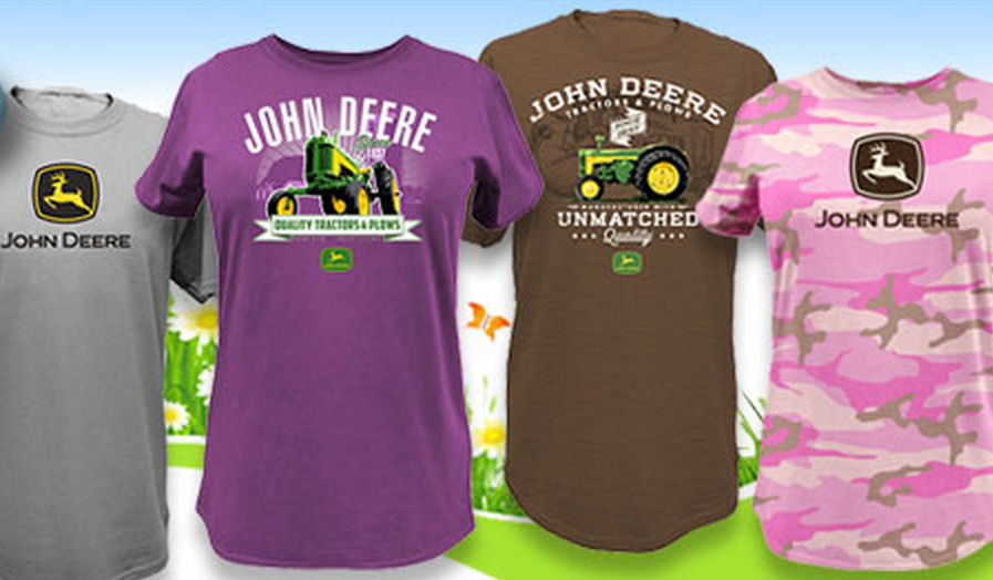 pink john deere logo