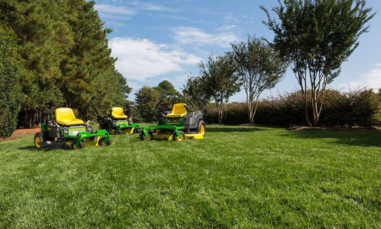 John deere zero discount turn bagger attachment