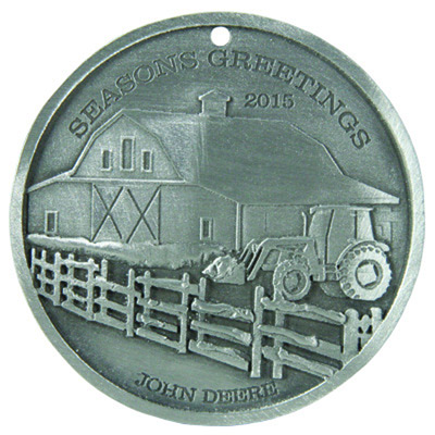 Pewter Deere Ornament