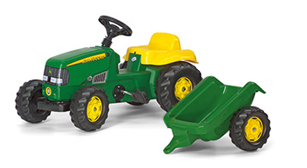 john deere plastic pedal tractor