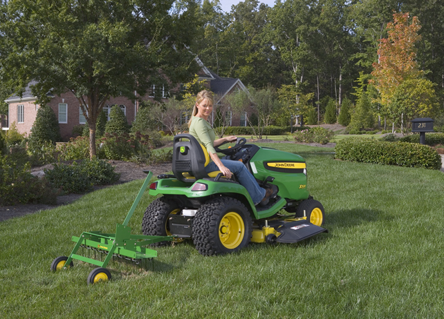 John deere discount lawn aerator attachment