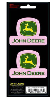 John Deere Green Pre-1936 Jumping Deere Logo Sticker      JD-780 