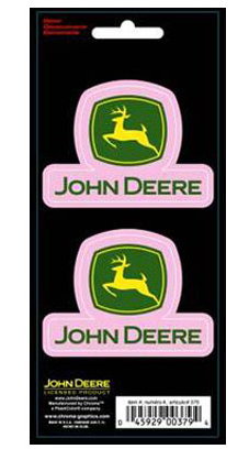 pink john deere logo