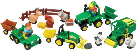 john deere farming fun playset