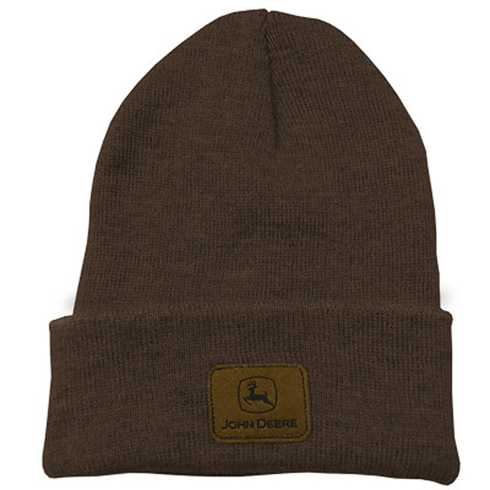 mens-brown-beanie-with-sueded-john-deere-logo-patch