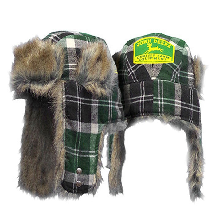 plaid-trapper-vintage-logo-hat