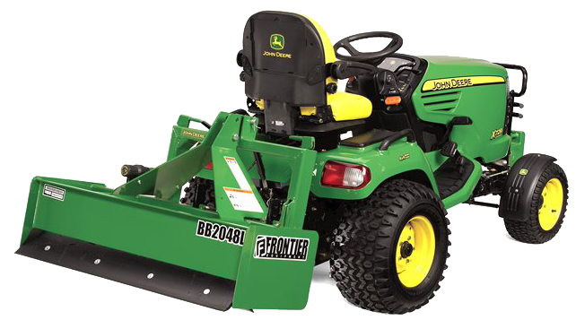 John deere lawn tractor bagger online attachment