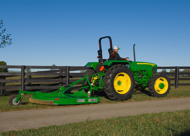 Rotary best sale mower tractor