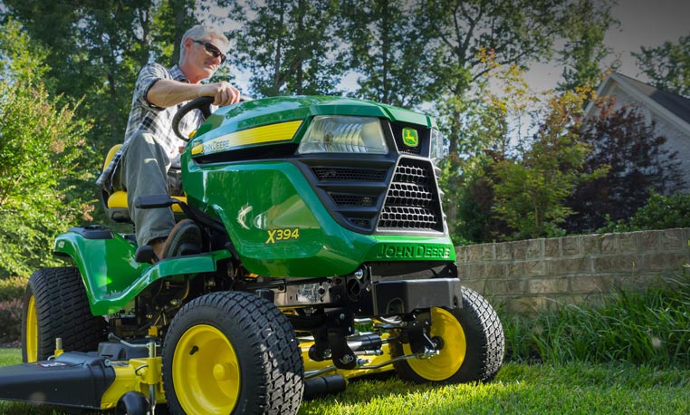 Ride on mowers online john deere