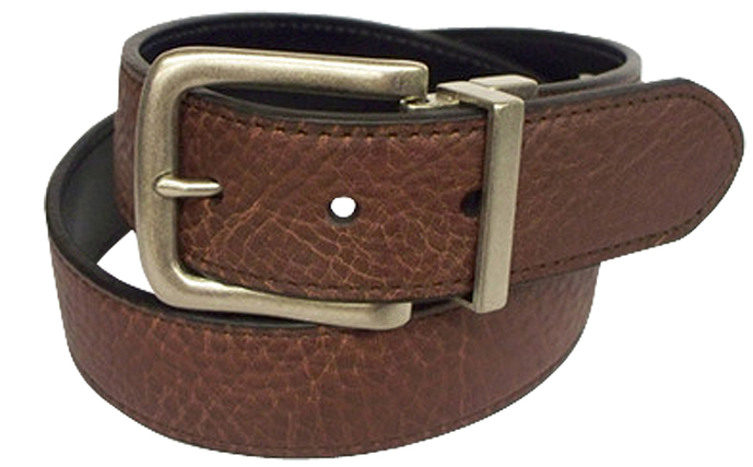 Black and Brown John Deere Belt