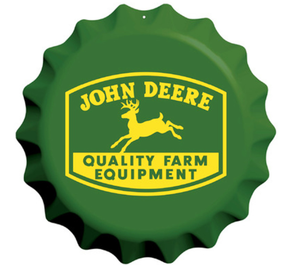 Bottle Cap Embossed Sign