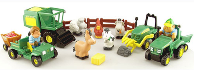 john deere fun on the farm playset