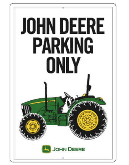TIN SIGN John Deere Mechanic Auto Tractors Toolbox Garage Shop Farm B076 
