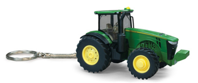 John Deere Die Cast Tractor Key Chain