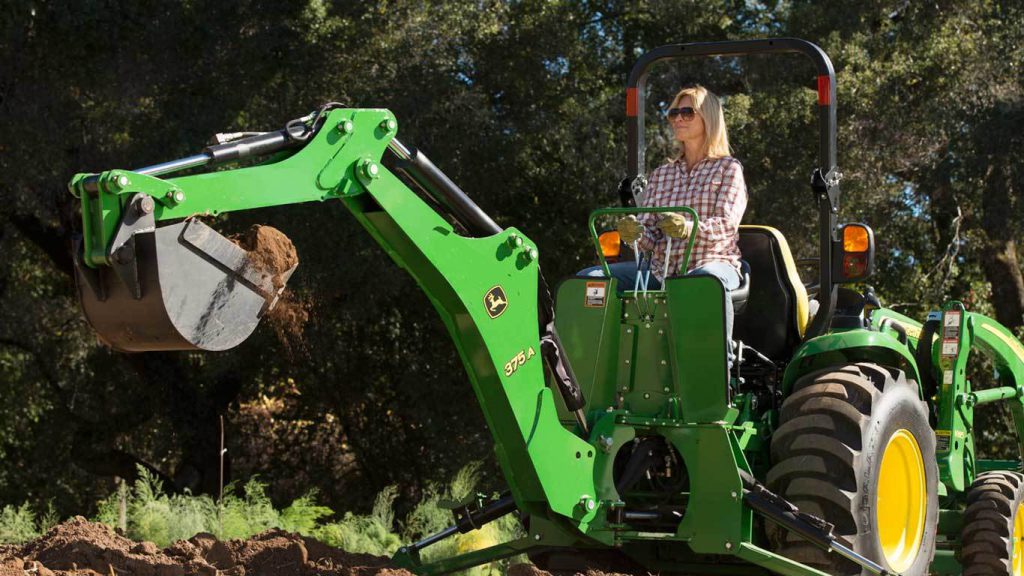 John Deere Backhoe