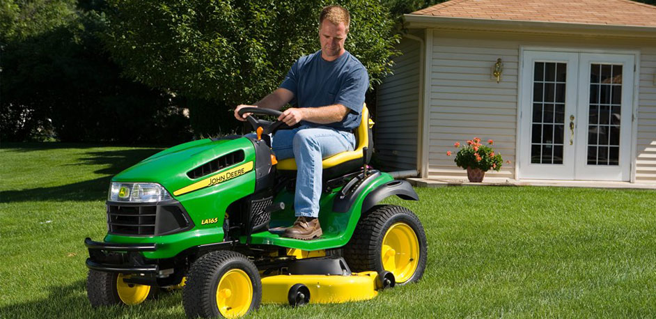 Fuel for john deere riding mower hot sale