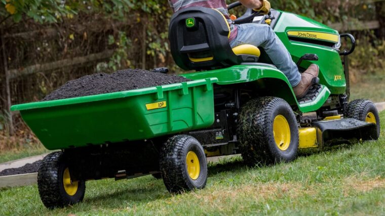 John deere x series lawn deals tractors