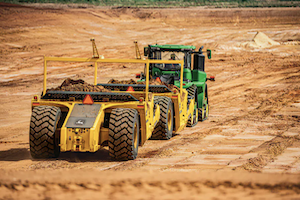 The Earthmoving Productivity System technology captures images from inside of the scraper, which are then displayed to the operator as the yardage being loaded is calculated in real-time.