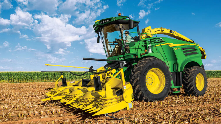 john deere combine harvester