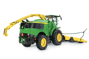 The 9500, 9600, and 9700 models are designed to provide more power to customers who are challenged by factors such as shorter harvesting windows and rising operating costs.