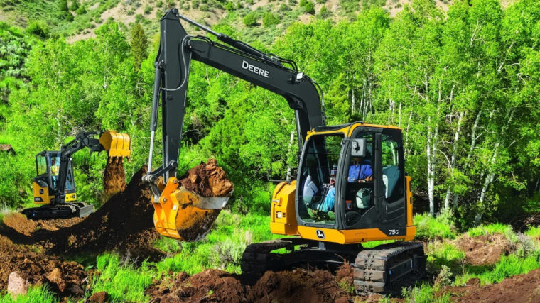 The John Deere 75G Excavator