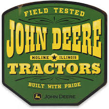 John Deere Field-Tested Tractor Metal Sign
