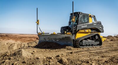 333g compact track loader on a construction site