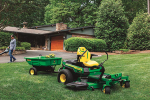 The Z380R Electric model offers property owners more capacity and range than the Z370R Electric. 