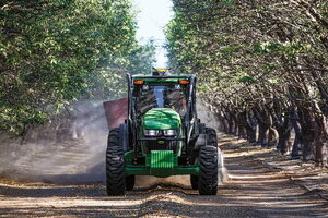 John Deere equipment supports orchard and specialty crop operations like those highlighted at FIRA USA 2026, where growers can explore emerging precision agriculture and automation technologies.
